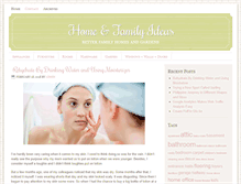 Tablet Screenshot of homefamilyideas.com